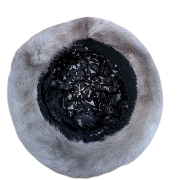 Vintage Creation Vittorio Genuine Fur Lined Hat Inner Gray Brown - Picture 6 of 7